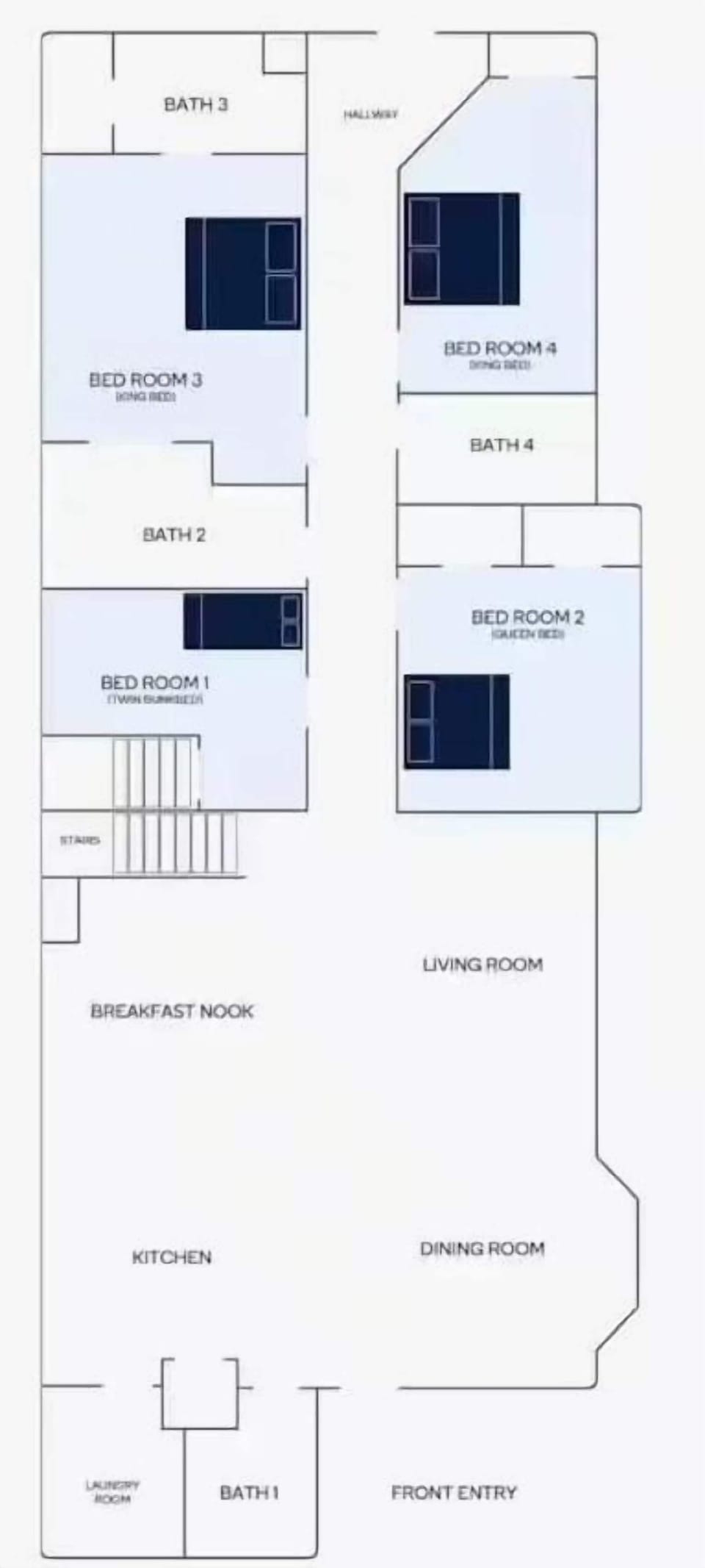 House (Multiple Bedrooms) | Interior