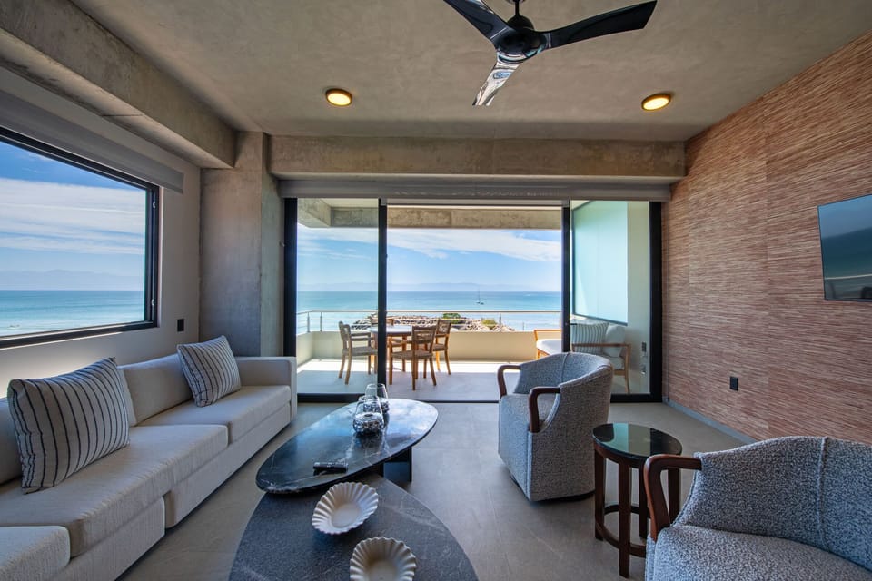 Designer living with luxe touches