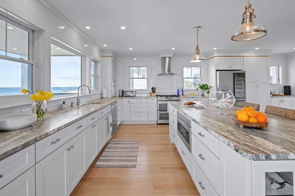 Our kitchen is designed with high-end appliances to bring luxury and convenience to your stay!