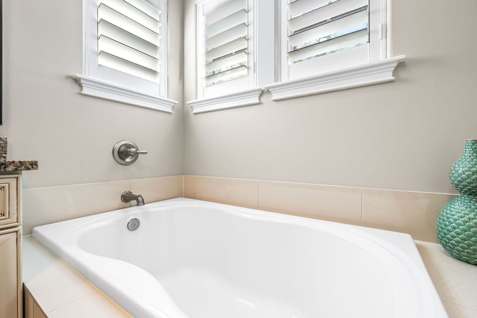 King master suite bathroom - second floor