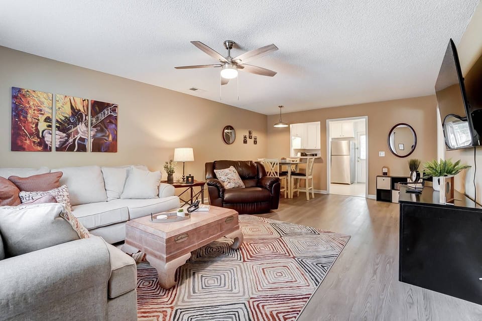 Unwind in our living room.
