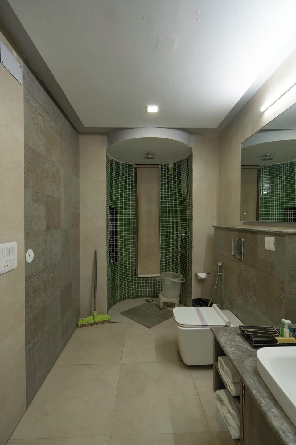 Suite | Bathroom | Hair dryer, towels, soap, shampoo