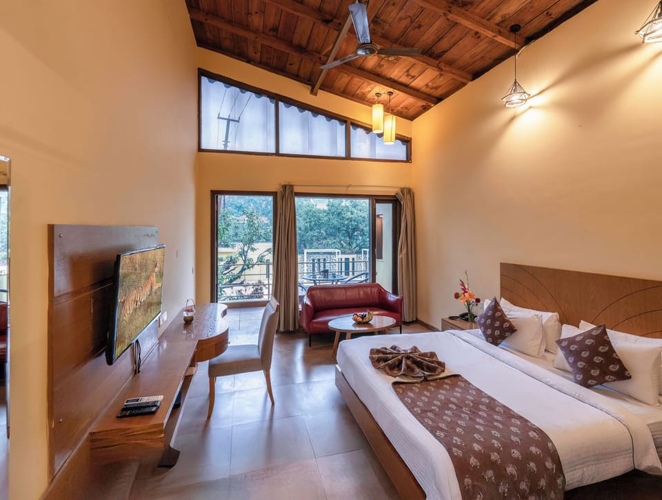 Double Room, Garden View | Desk, laptop workspace, WiFi (free)