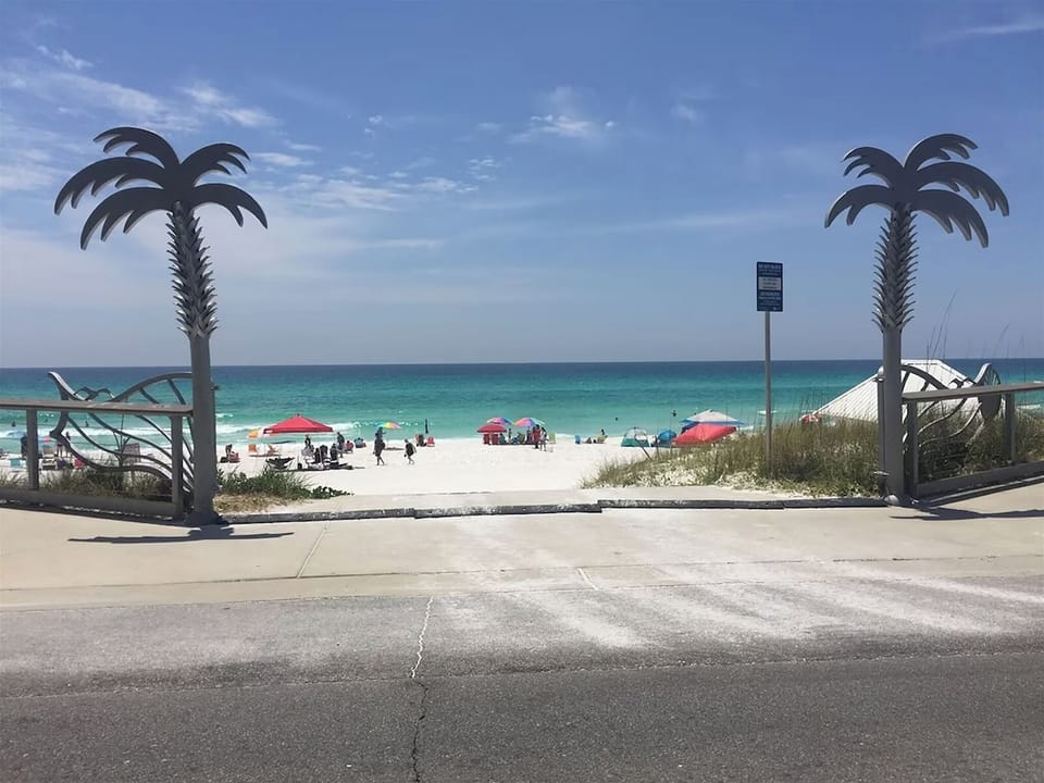 Beach access just a short walk away