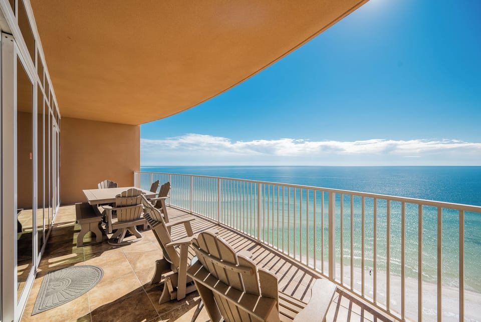 Relax on your balcony and soak in breathtaking views while listening to the gentle waves along the coast