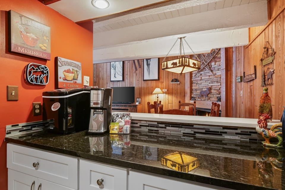 Indoors, Kitchen, Lamp, Painting, Sink