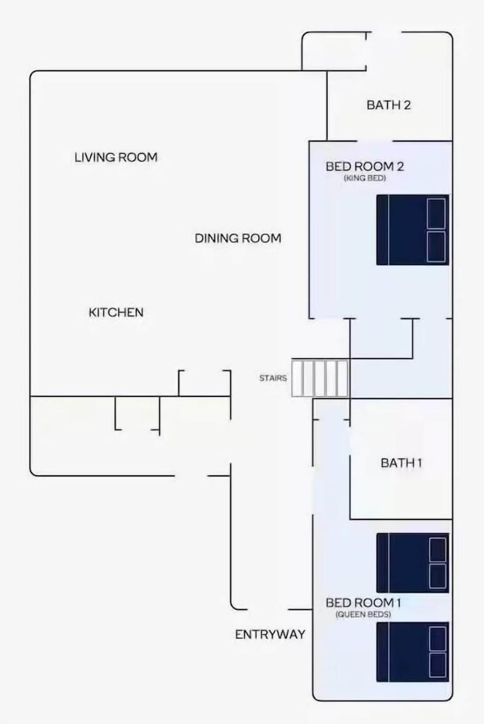 House (Multiple Bedrooms) | Interior