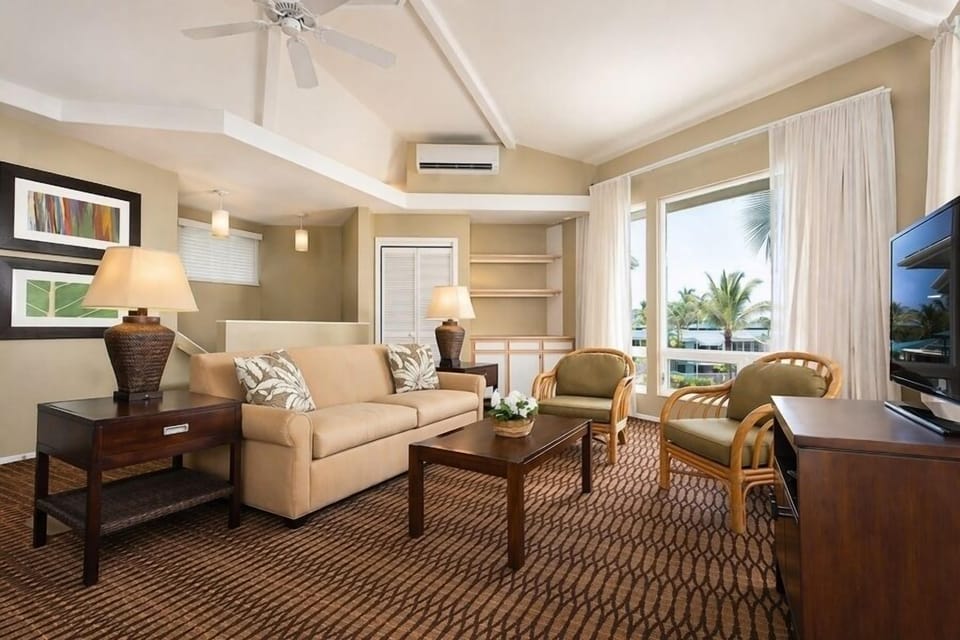 Living Area • Sofa & TV