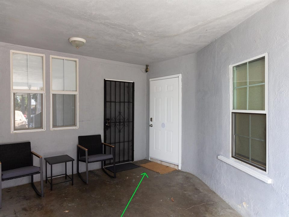 Location to enter the unit
