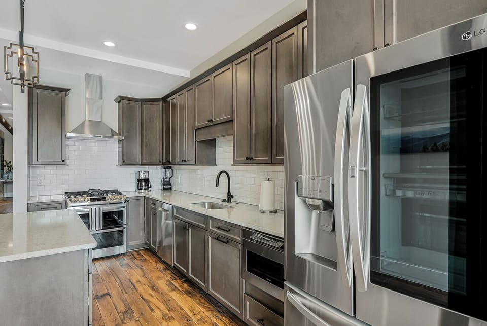 Luxury Kitchen with granite and top of the line appliances.