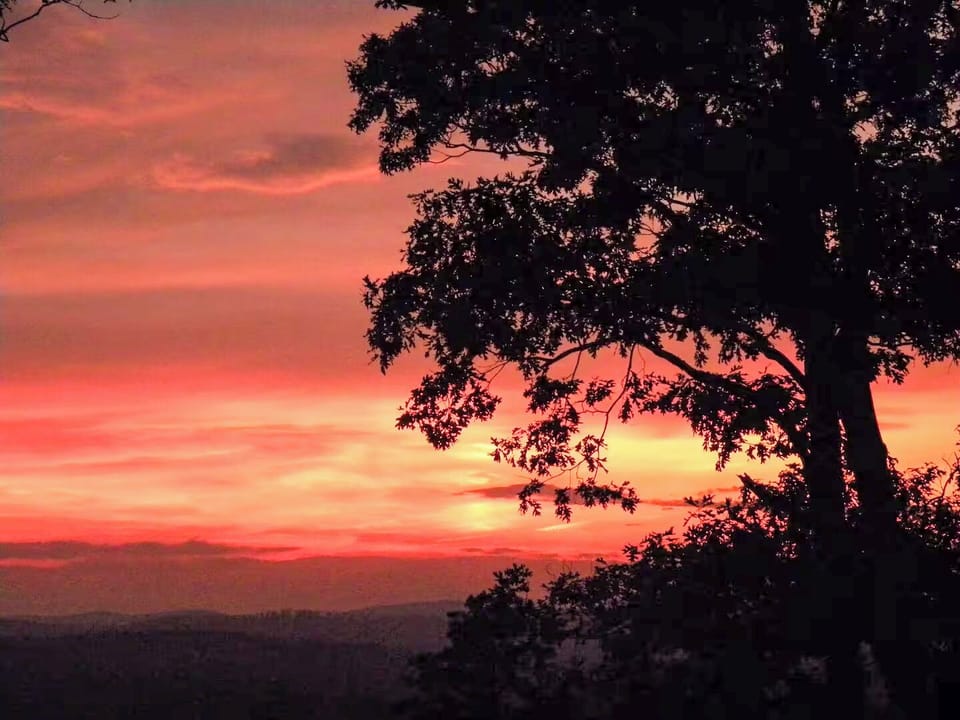 One of gorgeous sunsets here..