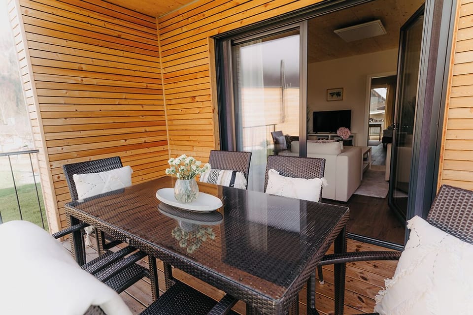 Deluxe Chalet, Garden View | Terrace/patio