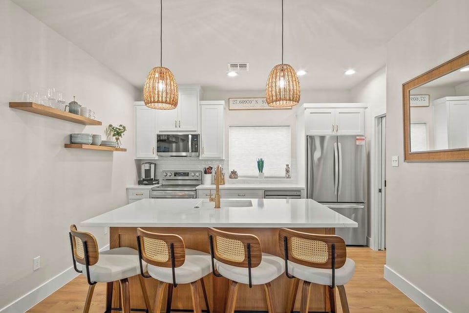 Experience luxury in every corner – our kitchen is fully stocked and equipped for all your cooking and entertaining desires.