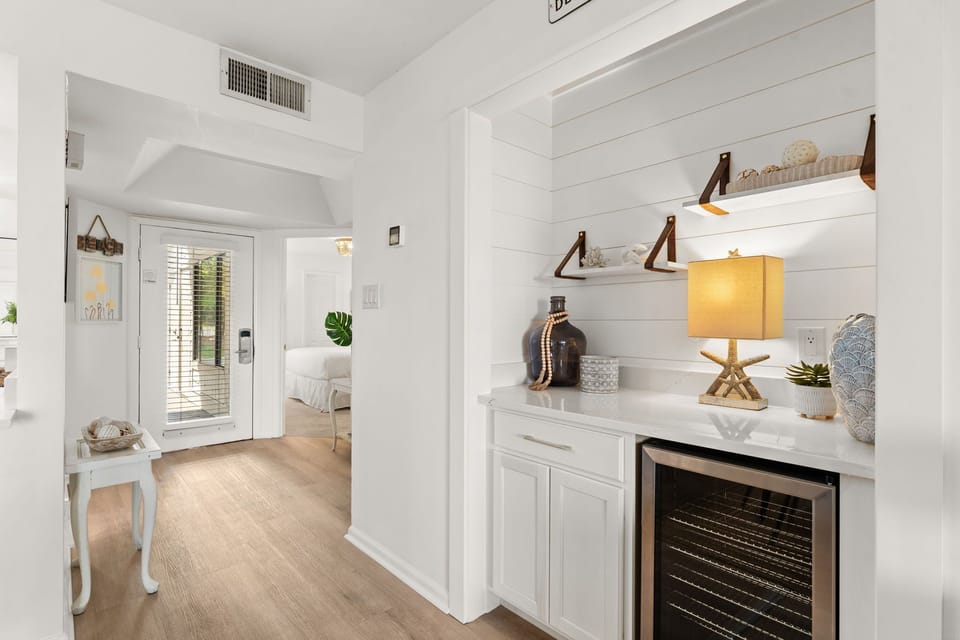 Bar Area with Wine Fridge