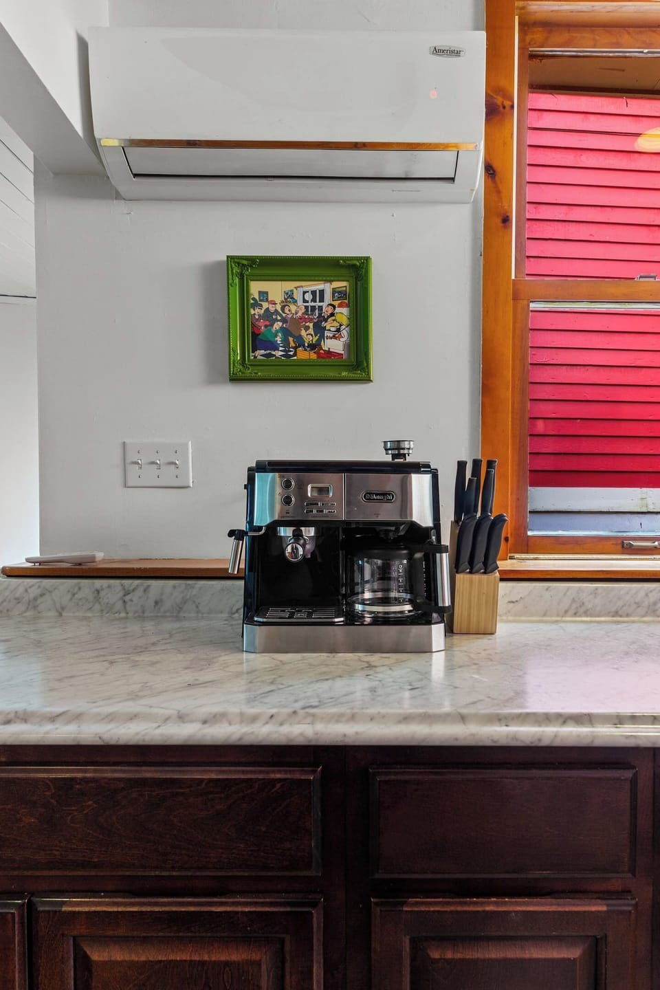 Start your day right in this well-appointed kitchen, complete with a coffee maker for that perfect morning brew. #StJohns