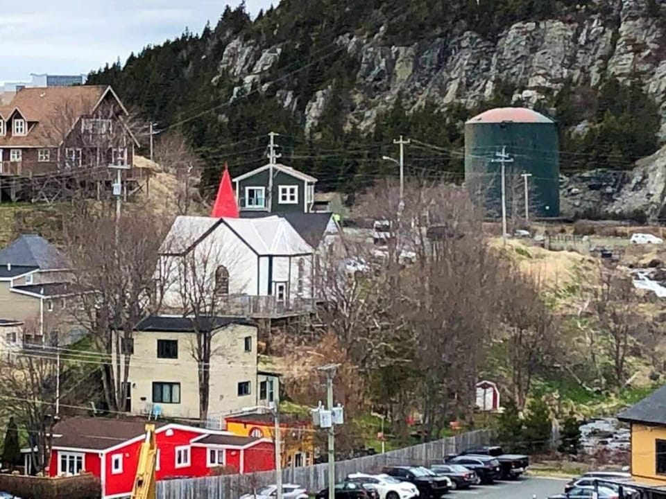 Your red steepled residence has the best view in town
