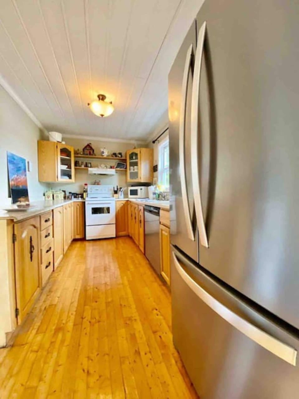 Our kitchen features an easily accessible fridge for all your food and drinks as well as dishwasher to make clean up easy. All kinds of coffee makers to suit your taste.