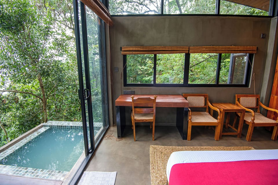 Superior Double Room, Private Pool, Mountain View | Terrace/patio