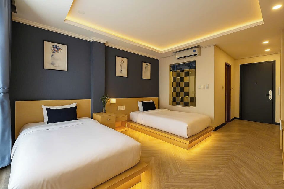Deluxe Double or Twin Room, City View | In-room safe, desk, soundproofing, free WiFi