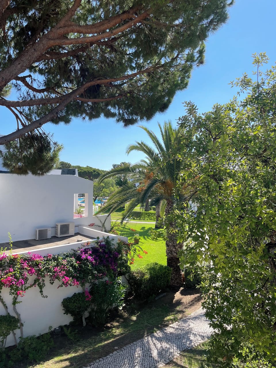 View from upstairs balcony 