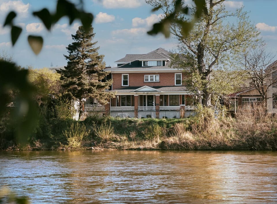 Goldsmith`s Riverfront Inn- A beautiful and historic brick building along the banks of the Clark Fork River.