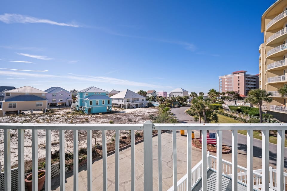 View from Upstairs Balcony