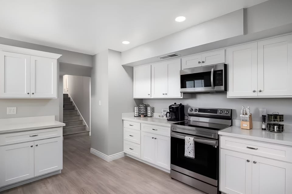 With ample cabinetry throughout, you'll have plenty of space to store all your kitchen essentials.