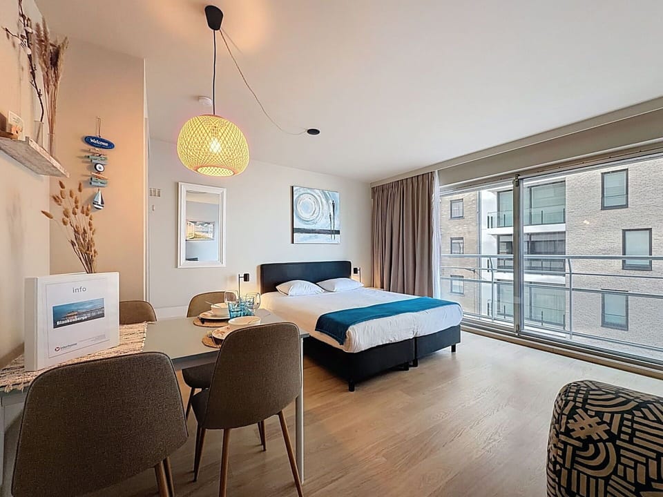 Interior Design, Flooring, Floor, Furniture, Apartment, Ceiling, Room, Bed, Chair, Wood Flooring