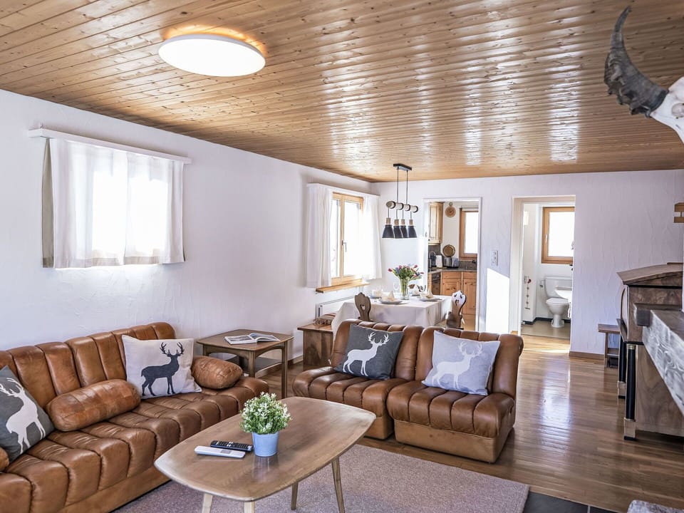 Furniture, Interior Design, Wood, Ceiling, Flooring, Room, Living Room, Floor, Couch, Lighting