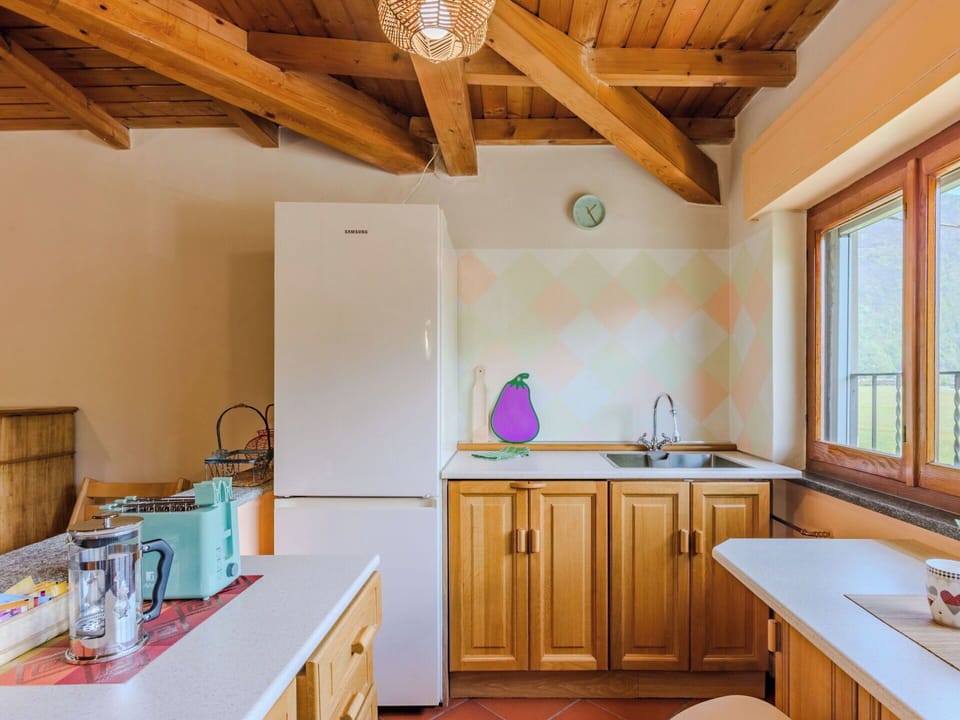 Interior Design, Wood, Flooring, Ceiling, Kitchen, Floor, Countertop, Furniture, Room, Home