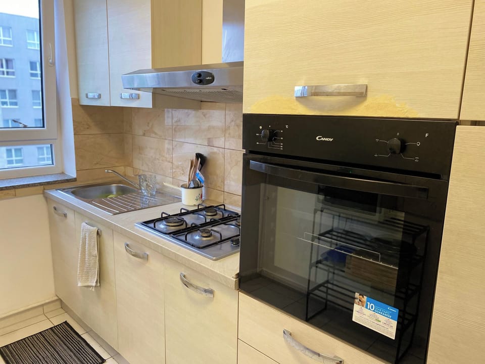 Apartment | Private kitchen | Fridge, microwave, oven, stovetop