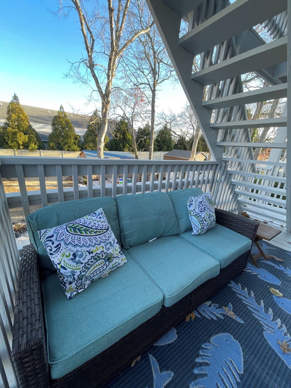 First floor seating/porch