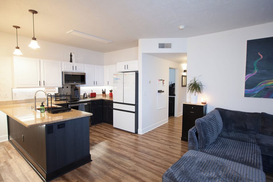 Kitchen with updated appliances