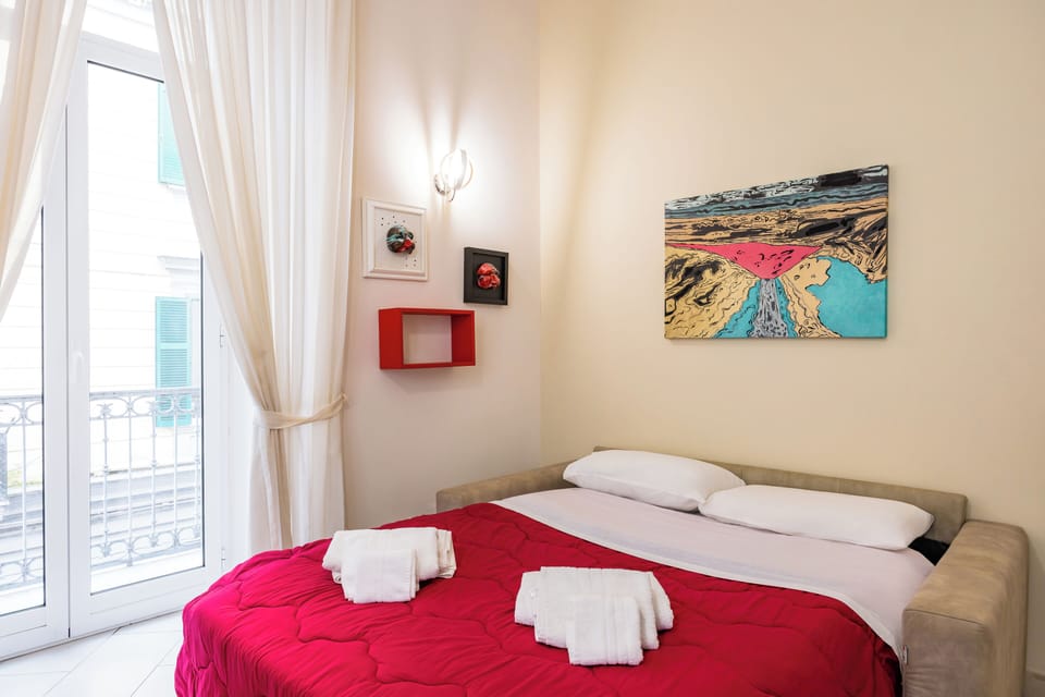 Comfort Apartment | Living area | 50-inch LED TV with digital channels
