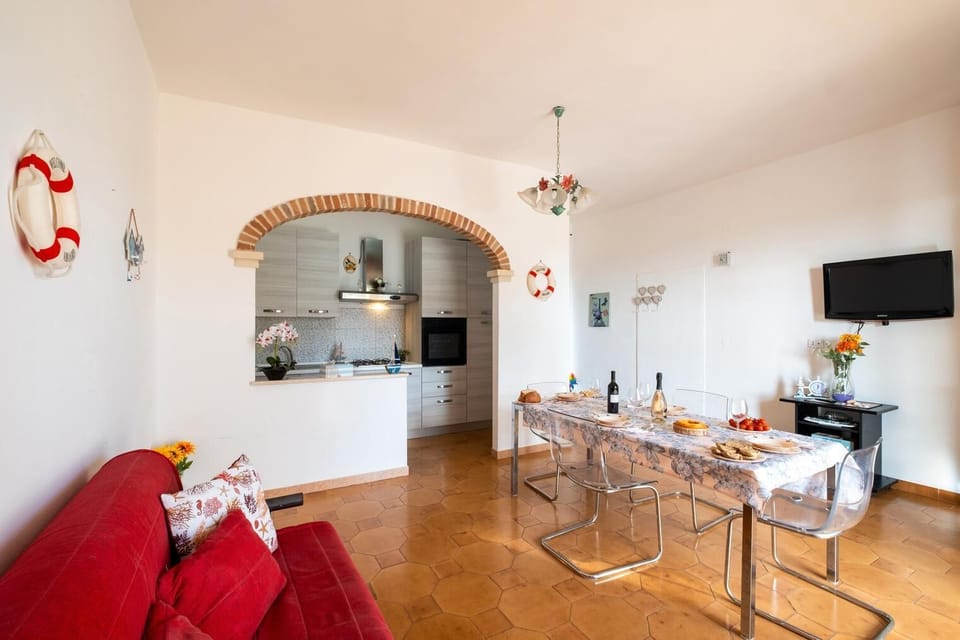 Villa, Patio, Sea View | Living area | 30-inch flat-screen TV with cable channels