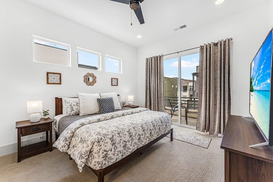 Townhome, 4 Bedrooms | 4 bedrooms, desk, laptop workspace, iron/ironing board