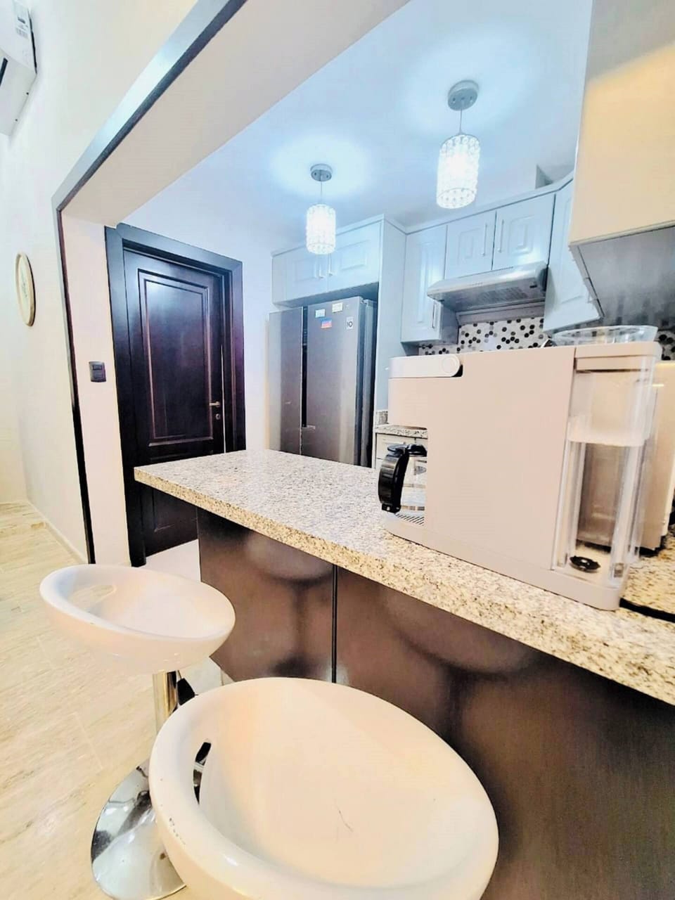Deluxe Condo, 2 Bedrooms, Golf View | Private kitchen | Full-size fridge, microwave, oven, stovetop