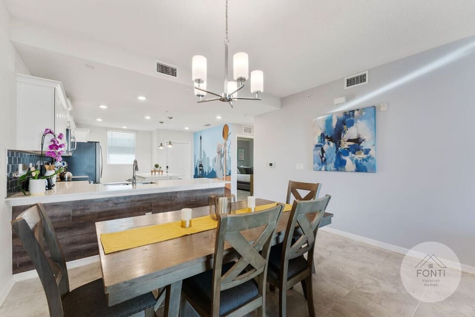 Dining Room! #Disney #Parks #kingdom #springs #StoreyLake #resort #Apartment #Vacation #Rental #waterpark #Kissimmee #Orlando #universal #citywalk