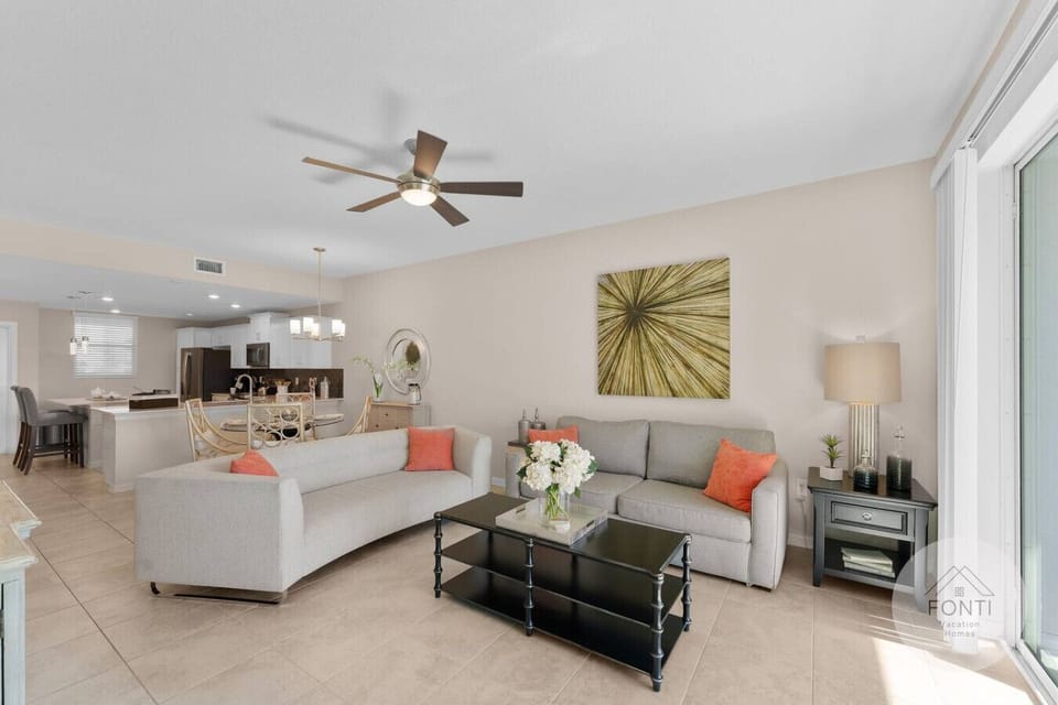 Living Room #Disney #Parks #kingdom #springs #StoreyLake #resort #Apartment #Vacation #Rental #waterpark #Kissimmee #Orlando #universal #citywalk