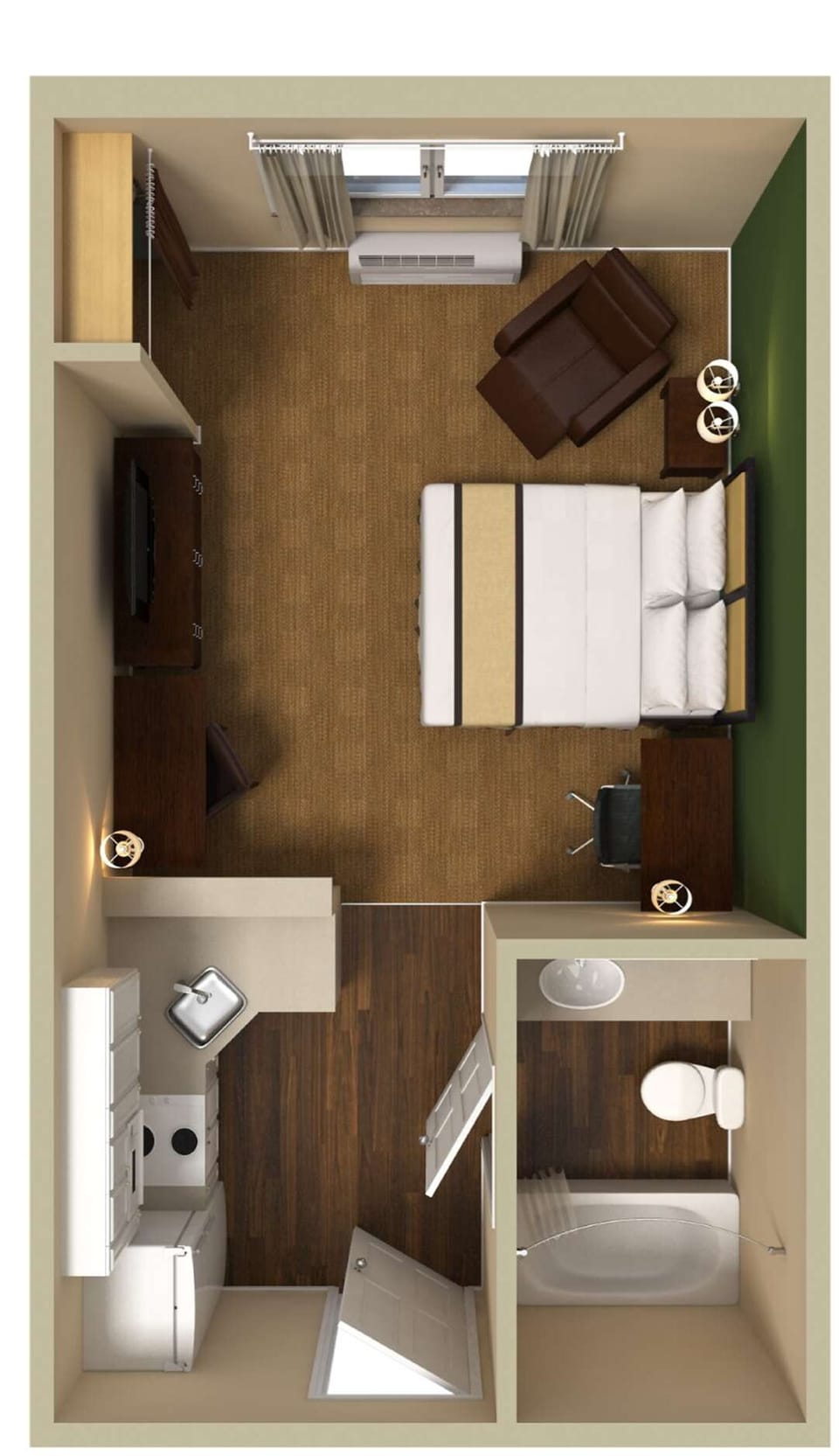 Desk, iron/ironing board, free WiFi, bed sheets