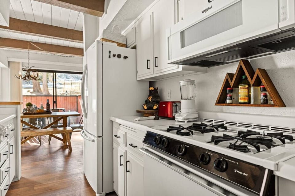 Fully equipped kitchen has everything you need.