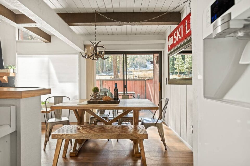 Dining room space.