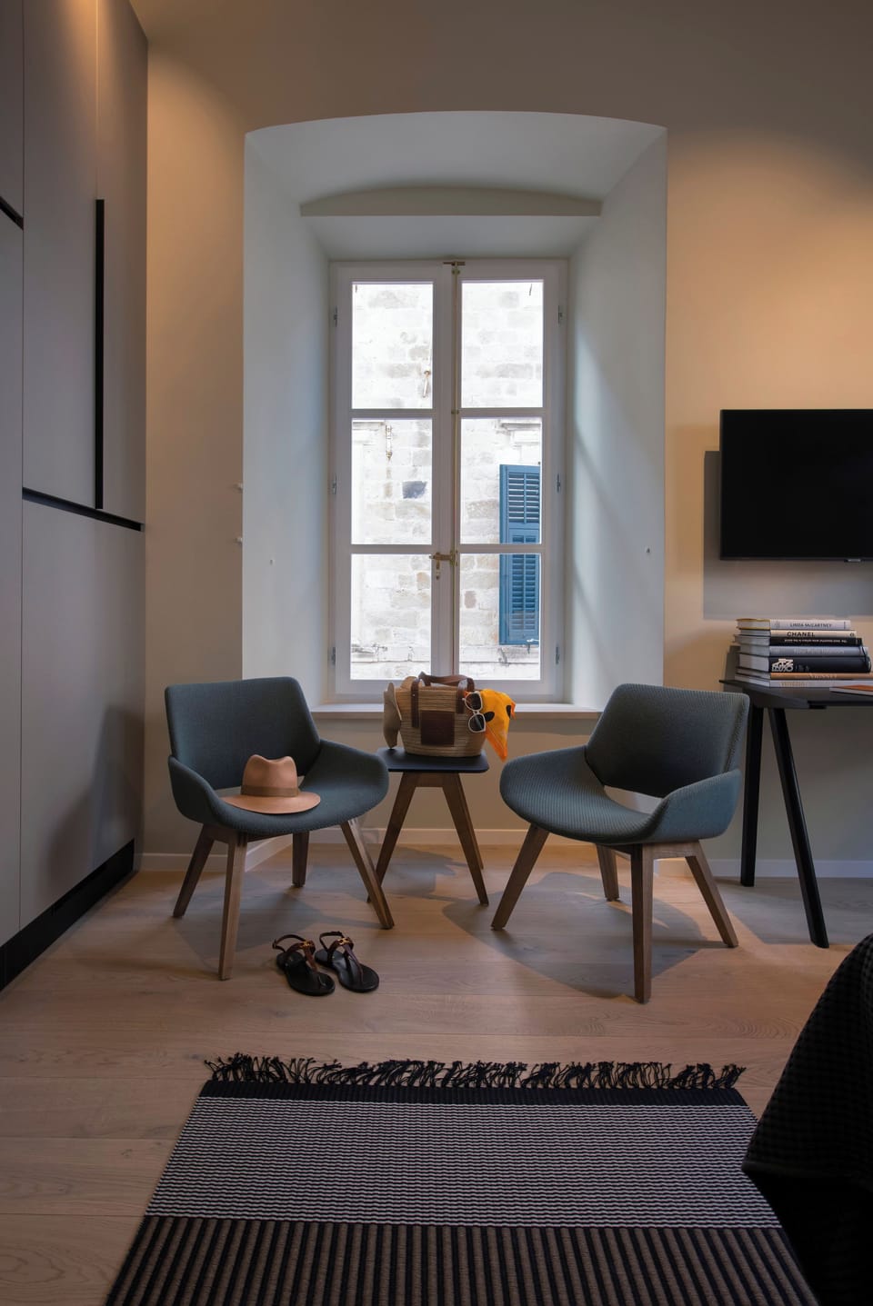 Deluxe Double Room, City View | Free minibar, in-room safe, desk, laptop workspace
