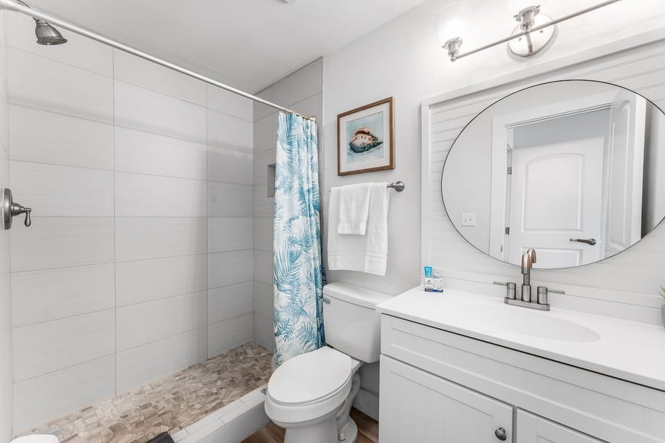 Master walk-in shower