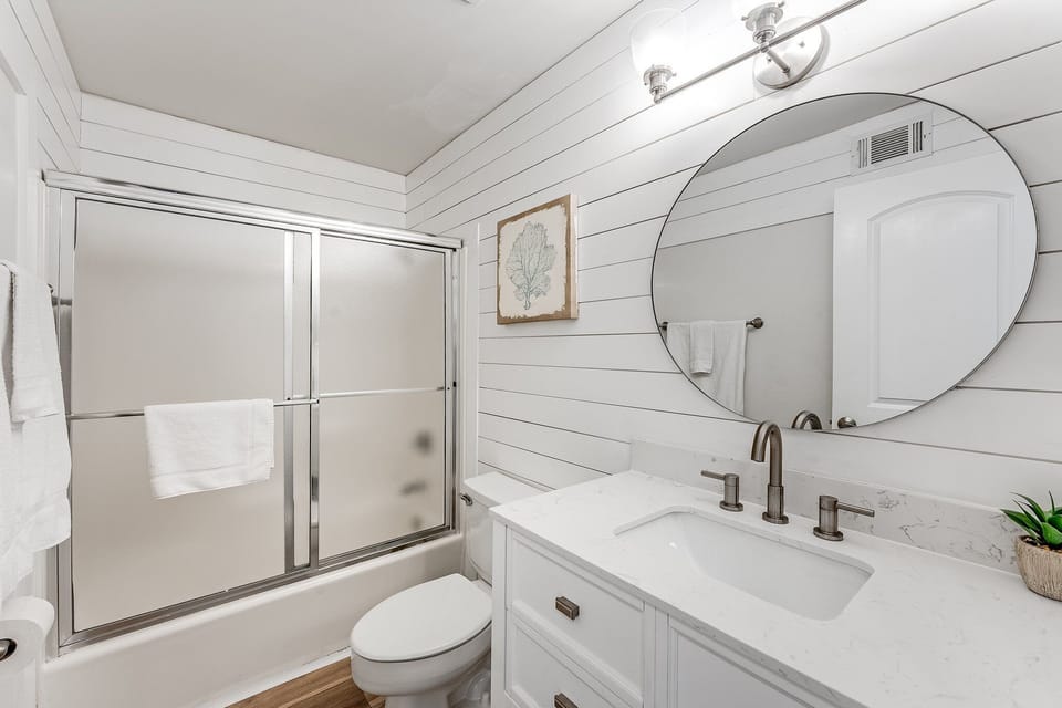 Bathroom on living floor