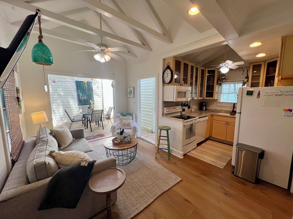Open plan living area