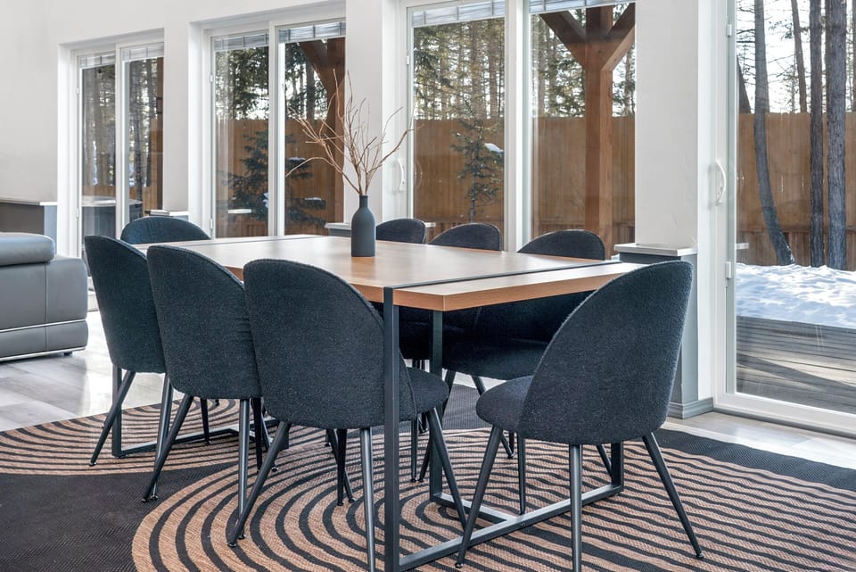 Dining Room Table Set for Eight People | Main Level
