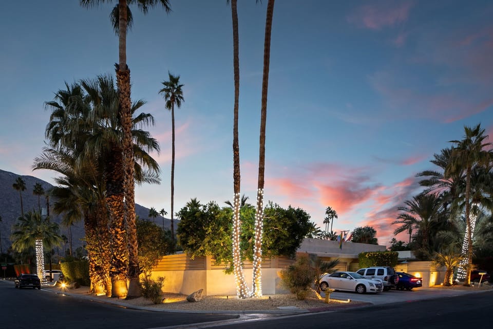Front of property - evening/night