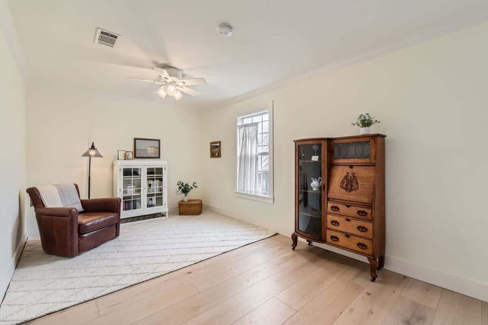 Cozy second living area with comfortable seating and a relaxed atmosphere, perfect for lounging or quiet time.