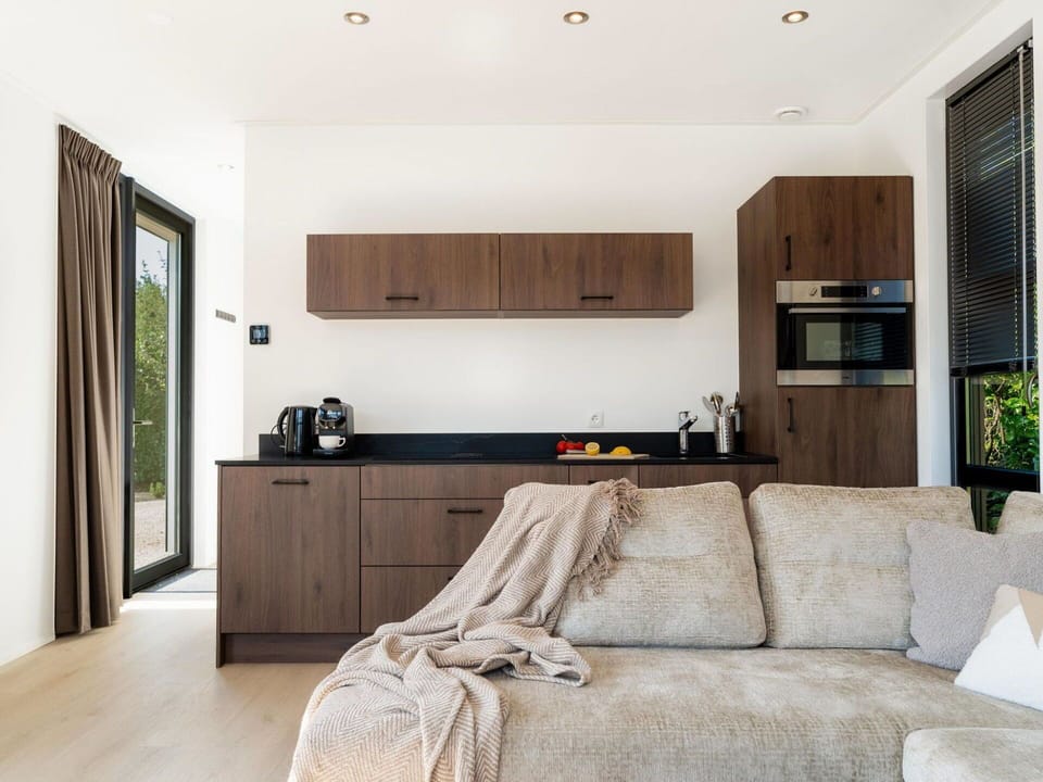 Furniture, Interior Design, Kitchen, Countertop, Flooring, Wood, Cabinetry, Kitchen Appliance, Floor, Home Appliance